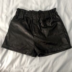 Leather Shorts